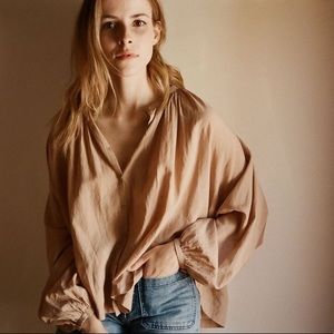 Dôen Jane Blouse in Toffee, Small